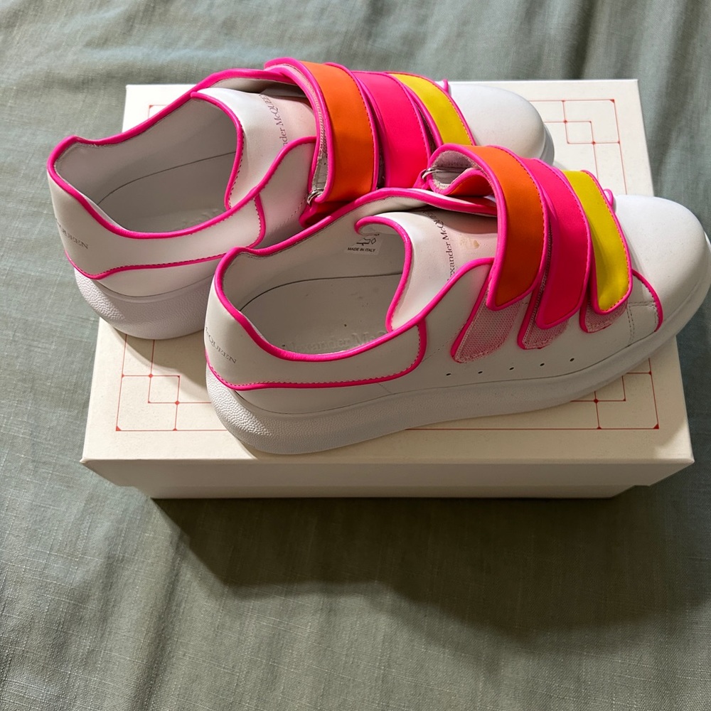 Alexander McQueen sneakers.  Size 8 1/2.  Only worn once to an event.